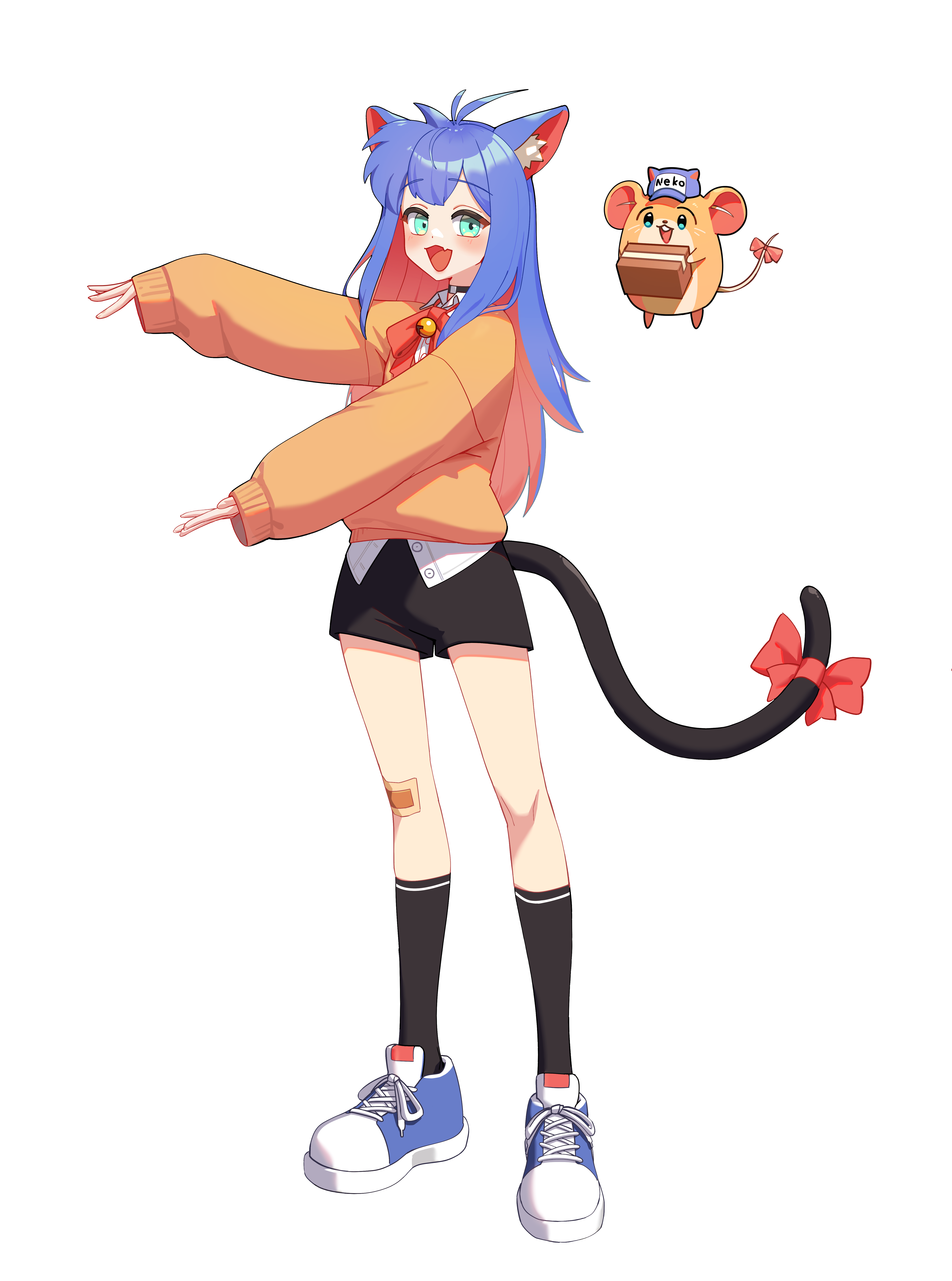 S2Fan mascots Nyangi the cat & Jjikjjik the mouse